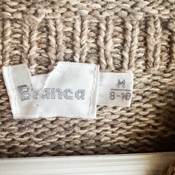 Vintage Bianca Ramie Cotton Floral Grandma Core Pullover Sweater M - Picture 5 of 6